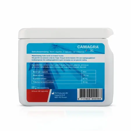 Camagra XL 60 kapsula - Biljni dijetetski dodatak za muškarce