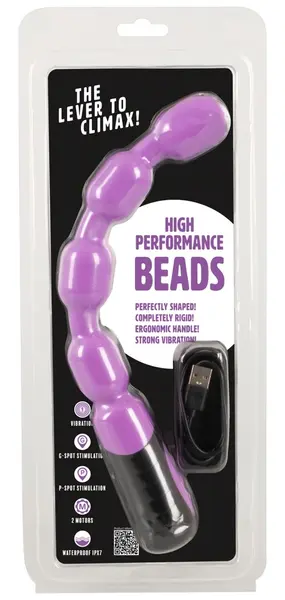 You2Toys High Performance Beads intimni masažer, 33 cm, crni