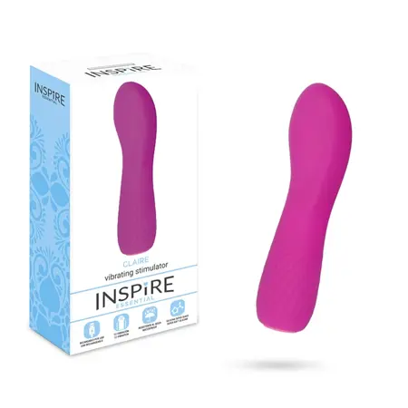 Inspire Essential Claire Flexible Rechargeable Silicone Purple 12-Mode Device