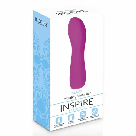 Inspire Essential Claire Flexible Rechargeable Silicone Purple 12-Mode Device