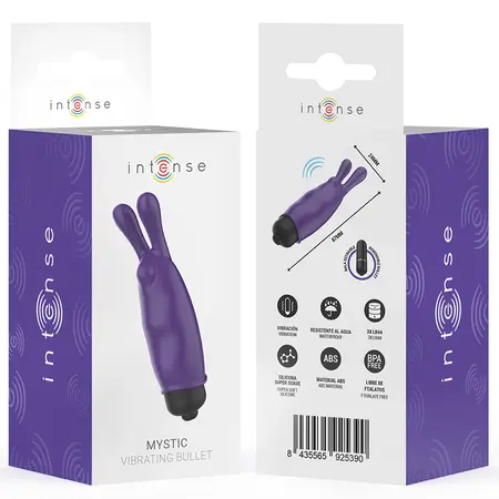 Intense Mystic Purple Mini vibratorski metak 8.7 x 2.4 cm silikon