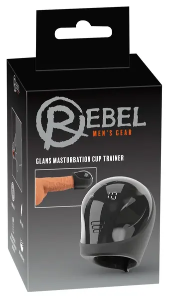 Rebel Glans Trainer Cup - Kompaktni vibracioni sistem, vodootporan, crni