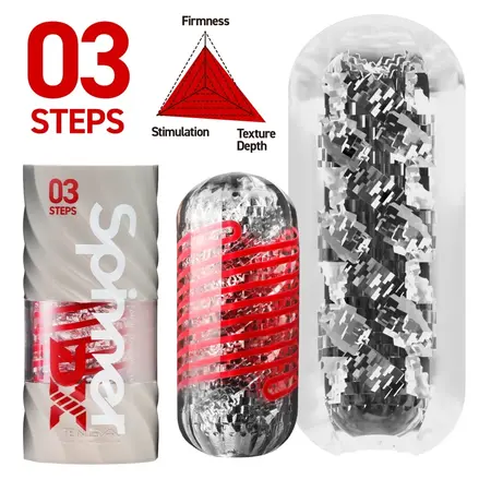 Tenga Spinner Deluxe 03 Steps - Rotirajući intimni uređaj, 14 cm
