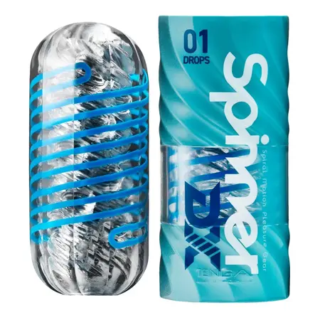 Tenga Spinner Deluxe 01 Drops - Rotirajući sistem stimulacije, 14 cm
