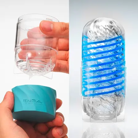 Tenga Spinner Deluxe 01 Drops - Rotirajući sistem stimulacije, 14 cm