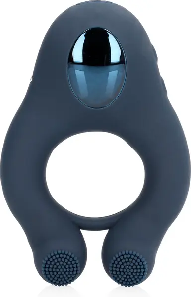 Loveline Indigo Blue Vibrating Ring with Dual Stimulating Surface