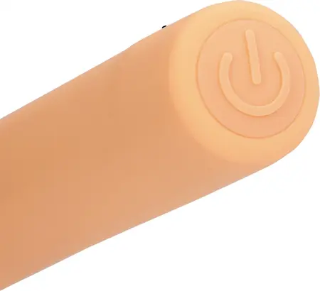 Loveline Peach Fuzz punjivi G-Spot masažer, fleksibilni silikon