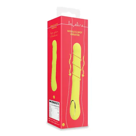 Loveline Wiggle Rechargeable Intimate Massager Lime - Flexible Silicone Design