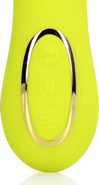 Loveline Wiggle Rechargeable Intimate Massager Lime - Flexible Silicone Design