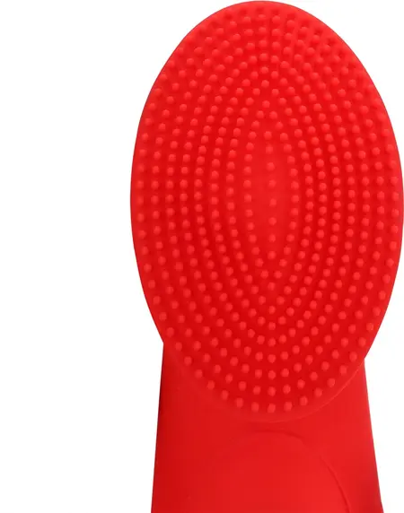 Loveline Sunrise Red teksturirani uređaj za stimulaciju prstiju - Kompaktni silikonski model