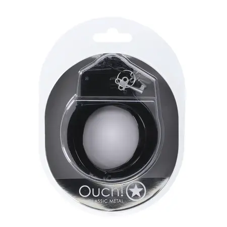 You2Toys Klasične Metalne Lisice Crne – Siguran Podesiv Model