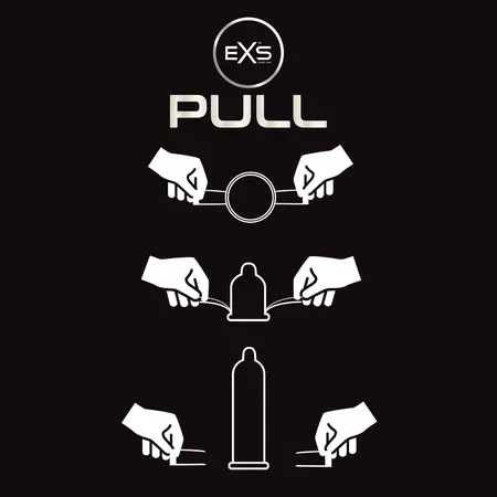 EXS Pull Non-Lateks kondomi 6 komada | Hipoalergeni i ultra-tanki dizajn