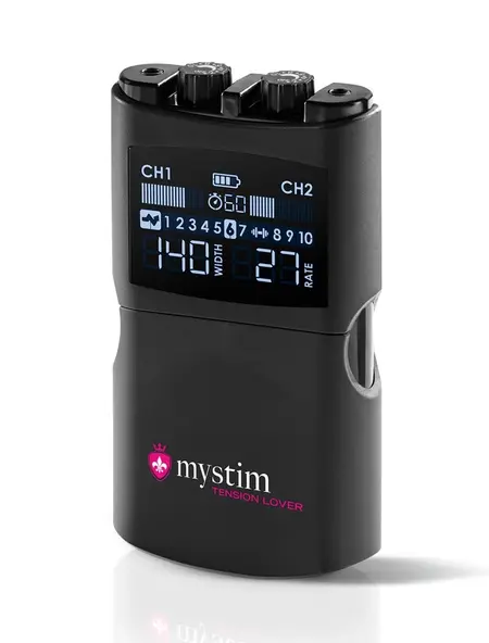 Mystim Tension Lover 2 napredna E-Stim kontrolna jedinica, 2 kanala, USB-C