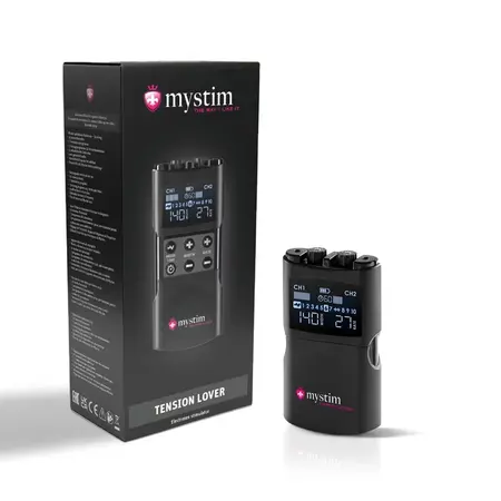 Mystim Tension Lover 2 napredna E-Stim kontrolna jedinica, 2 kanala, USB-C