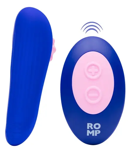 ROMP Party bežični silikonski gaćični vibrator sa daljinskim upravljanjem, vodootporan, 8.7 cm