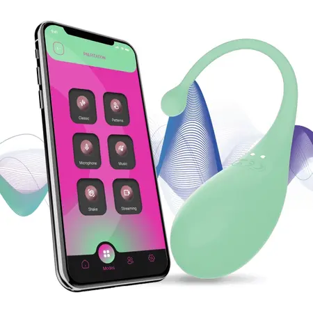 Adrien Lastic Palpitation Mint aplikacijom kontrolisan intimni metak 18cm
