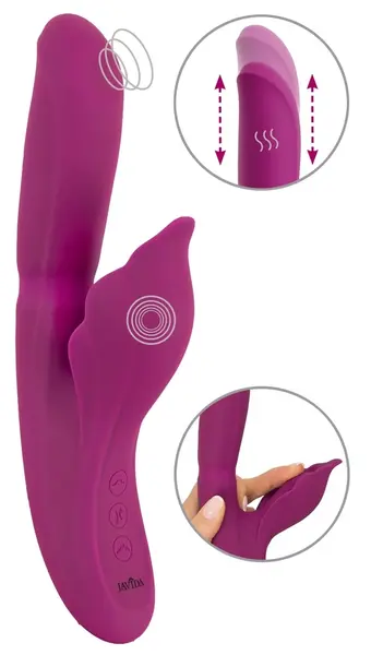 Javida 4F Vibe sistem grejanja - Višebrzinski silikonski intimni uređaj 24cm