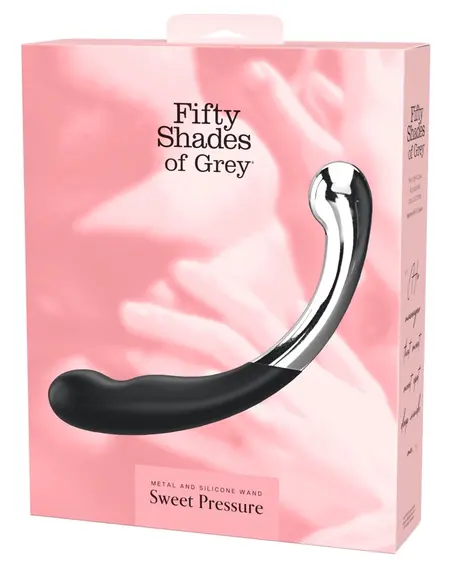Fifty Shades of Grey Sweet Pressure dvostrani silikonski i metalni štapić 21.5cm