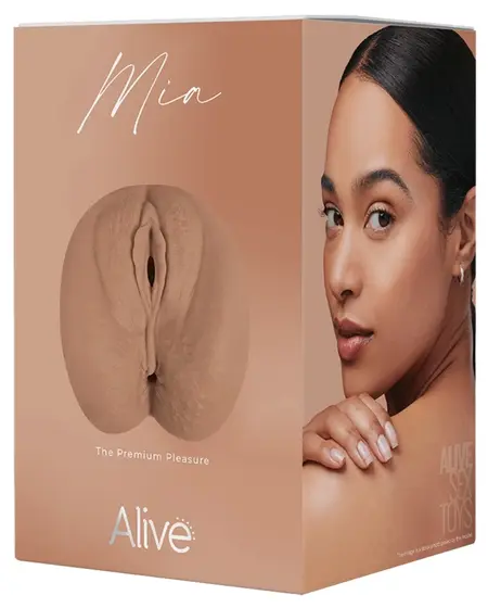 Alive Mia XL anatomski intimni uređaj mekan TPE 14.6 cm