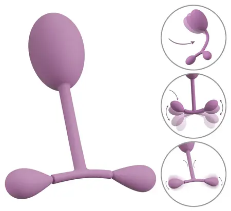 You2Toys pelvic fitnes trener sa dinamičkim sistemom loptica, 78g, silikon