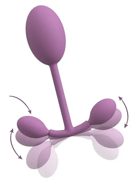 You2Toys pelvic fitnes trener sa dinamičkim sistemom loptica, 78g, silikon