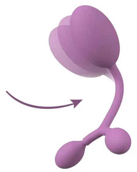 You2Toys pelvic fitnes trener sa dinamičkim sistemom loptica, 78g, silikon