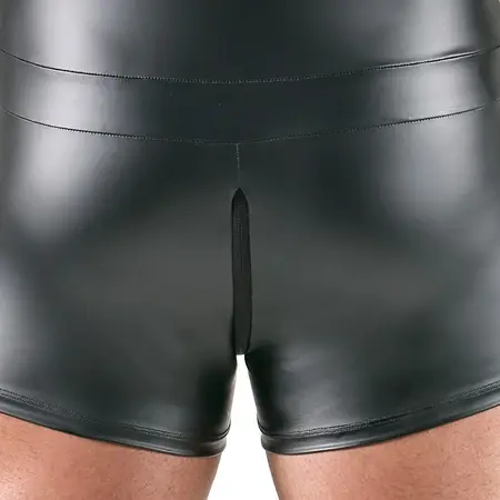 Svenjoyment Muski Crni Powernet Playsuit L sa 3-Smernim Rajsfeslusom