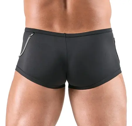Svenjoyment Muske Pantalone Konobarskog Stila Crno-Bele sa Džepom, Velicina L