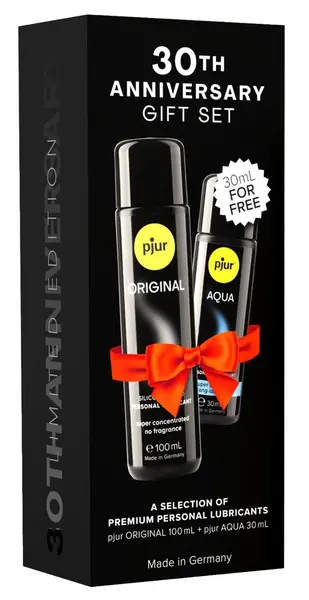 pjur 30th Anniversary Gift Set - Premium Silicone & Water-Based Lubricants