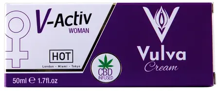 HOT V-Activ Nega Krema sa CBD 50ml - Intimna Wellness Formula