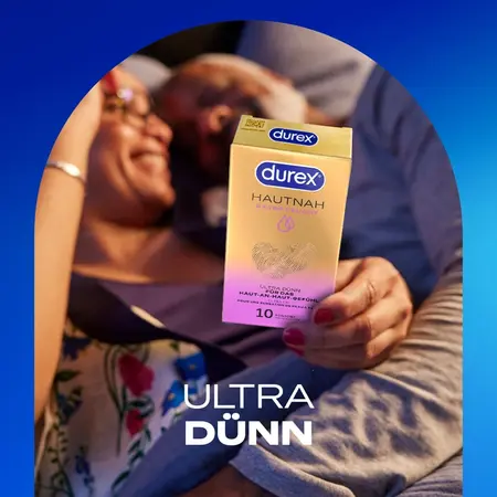Durex Hautnah Ekstra Vlaga 10 kom Anatomski Lateks Kondomi 56mm