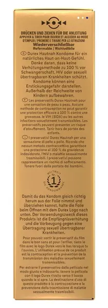 Durex Hautnah Ultra-Tanki Anatomski Kondomi 10-Pak 56mm