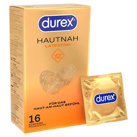 Durex Hautnah Latex-Free kondomi 16 komada Poliizopren Easy-on oblik