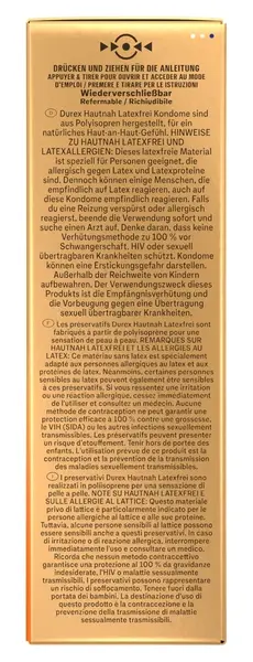 Durex Hautnah Latex-Free kondomi 16 komada Poliizopren Easy-on oblik