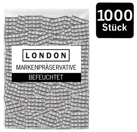 London Classic transparentni kondomi sa silikonskim lubrikantom 1000 komada regular 52 mm
