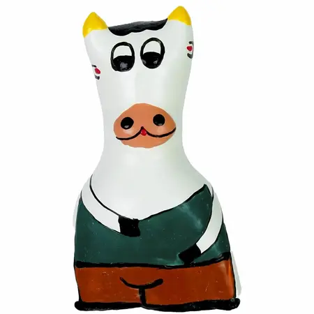 Condomerie ručno oslikani dekorativni lateks model Cow XL – umetnički poklon