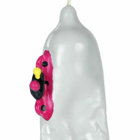 Condomerie Ručno Oslikani Umetnički Lateks Model Motocikl XL Dekorativni Komad