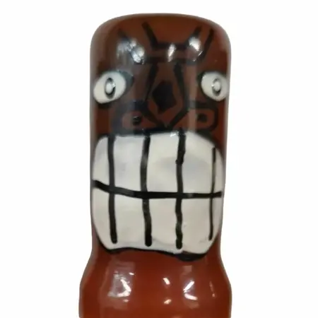 CONDOMERIE Ručno Oslikani Umetnički Kondom Tiki Totem Boemski Stil