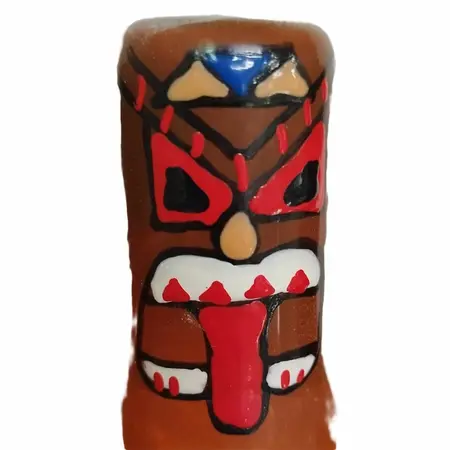 CONDOMERIE Ručno Oslikani Dekorativni Kondom TIKI TOTEM-01 Amsterdam Umetnost