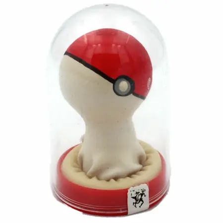 Condomerie Pokeball Crveno-Beli Ručno Oslikani Dekorativni Lateks Model