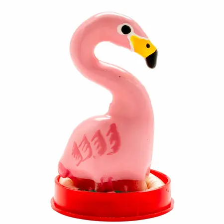 Condomerie Ručno Oslikani Flamingo Ružičasti Umetnički Lateks Poklon, Amsterdam Dizajn