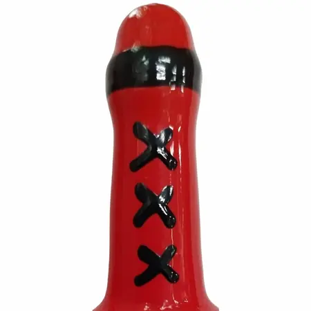 Condomerie Amsterdam Ručno Oslikani Dekorativni Lateks, Crveni, Jedinstven Umetnički Dizajn