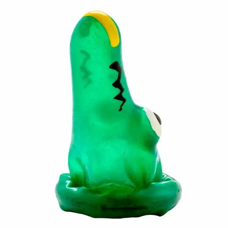 CONDOMERIE Ručno Oslikani Umetnički Lateks Ukras Krokodil Model 1