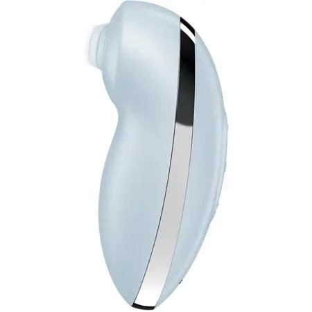 Satisfyer Tap & Climax 2 Dual-Action vibrator plavi silikon USB