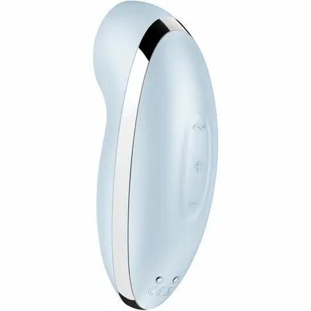 Satisfyer Tap & Climax 2 Dual-Action vibrator plavi silikon USB