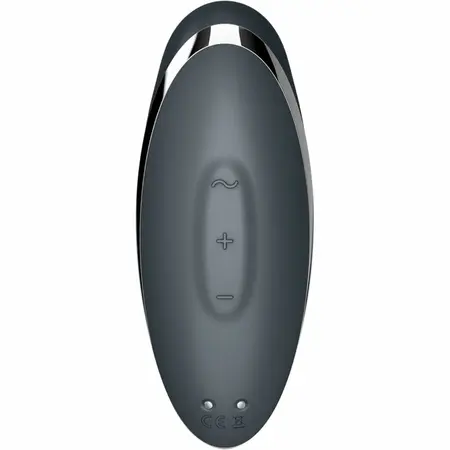 Satisfyer Tap & Climax 2 siva - Dual Motor silikonski intimni uređaj