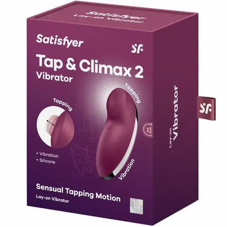 Satisfyer Tap & Climax 2 Red - Dual-Action Vibration & Tapping System