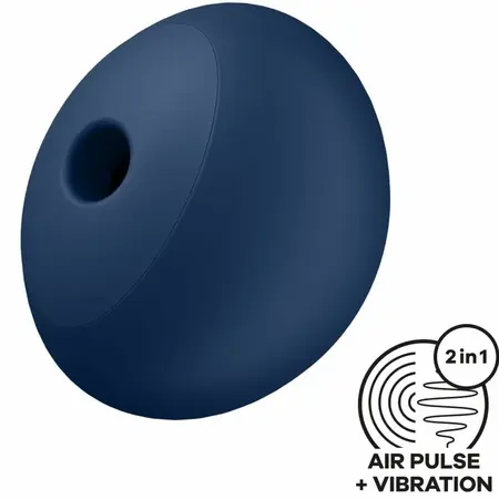 Satisfyer Air Power 4 plavi - Kompaktan intimni uređaj, 12 režima, silikon
