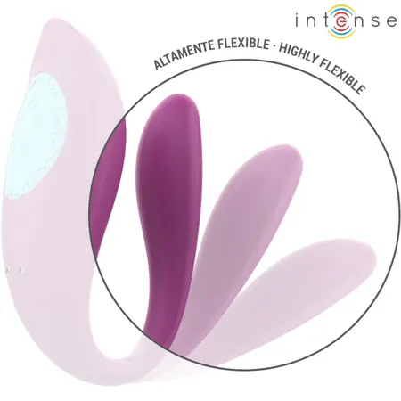 Intense Annie U-Shaped Intimate Device Purple Remote Control Silicone 9cm