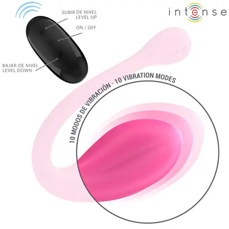 Intense Janice U-Shaped Dual Stimulation Model Pink Remote 10 Modes